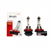 Галогеновая лампочка H11 24V 70W Clear Biolight Box