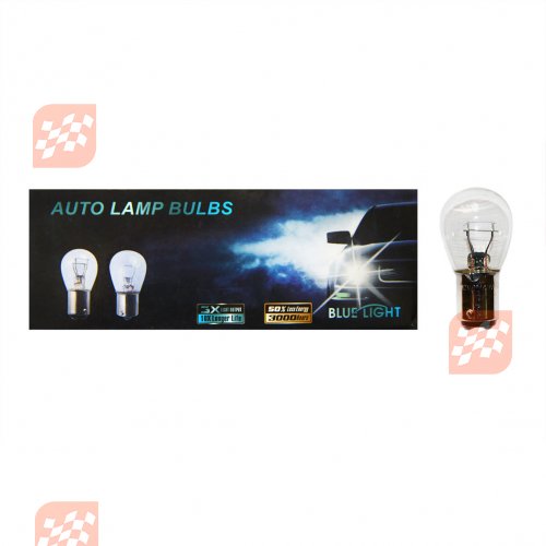 Автолампа S25 12V 21/4W Clear Blue Light
