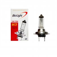 Галогеновая лампочка H7 24V 70W Clear Biolight Box